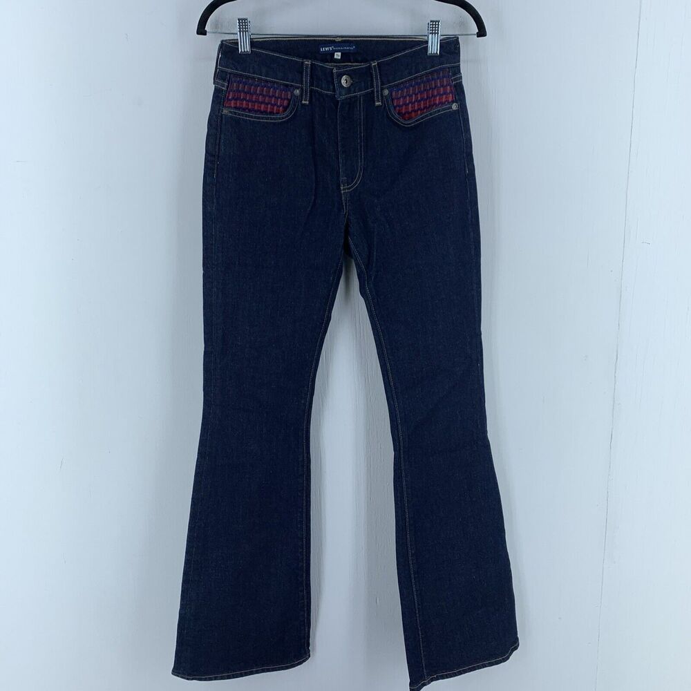 Levi’s Made Crafted Womens‎ 27 Bootcut Jeans Midrise Flare Boho Western Cowgirl